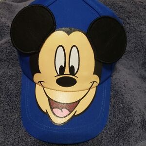 NWOT Disney Mickey Mouse Kids Hat w/ Ears adjustable OSFM